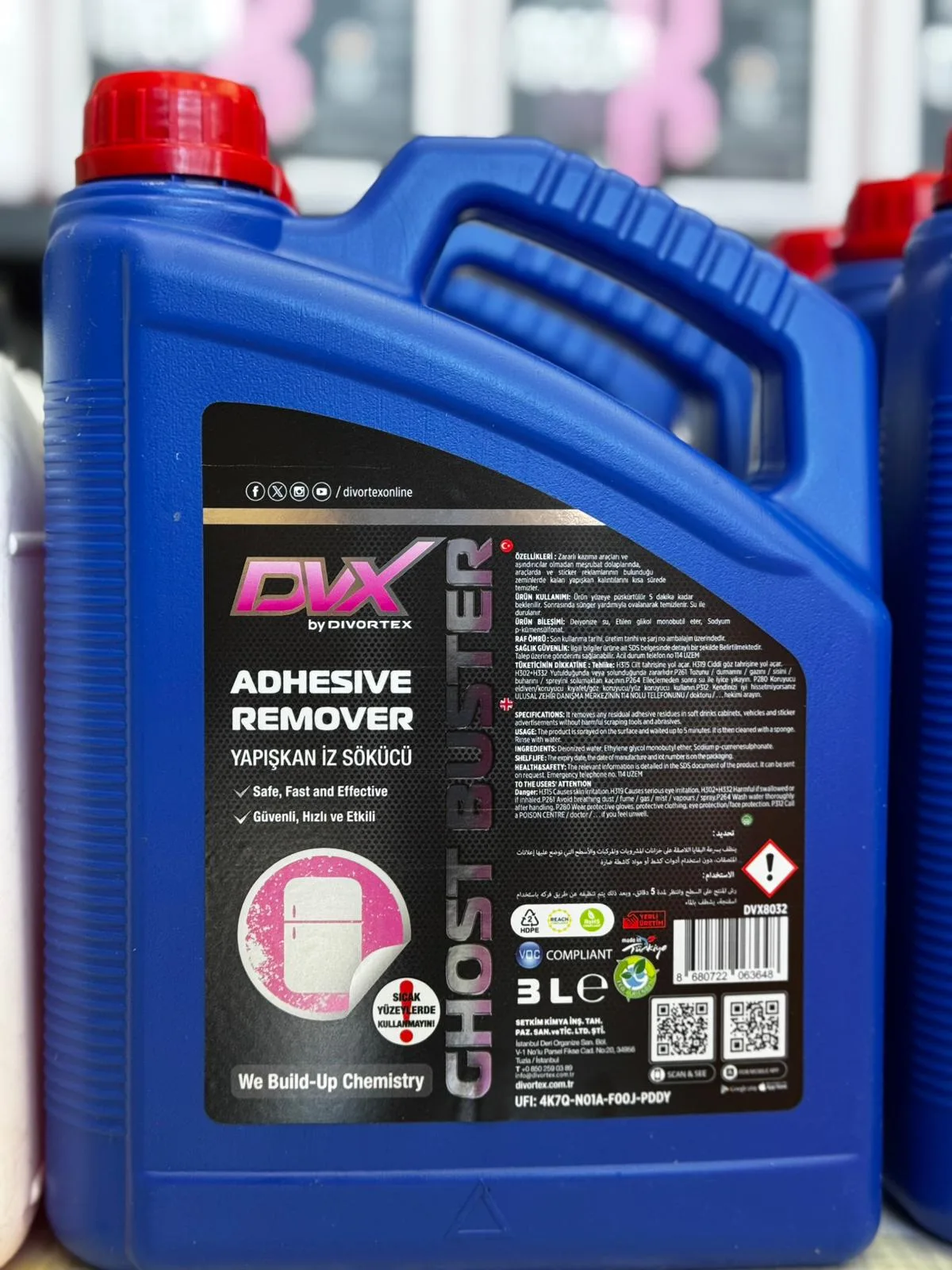 Divortex Yapışkan İzi Sökücü 3 Lt Ghost Buster