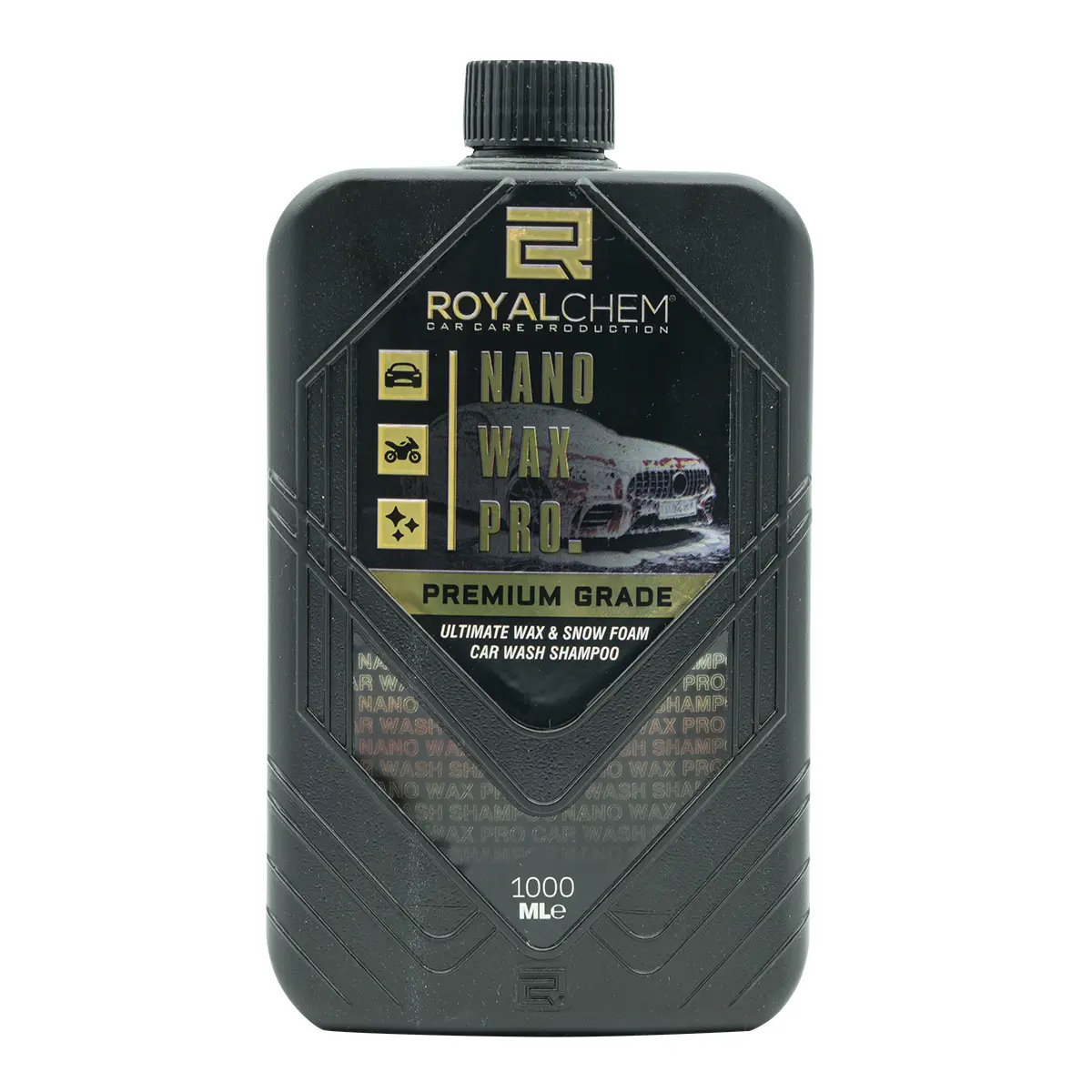 ROYALCHEM NANO WAX PRO CİLALI ARAÇ YIKAMA ŞAMPUANI 1 LT