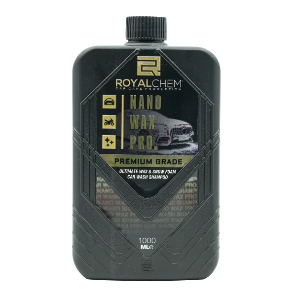 ROYALCHEM NANO WAX PRO CİLALI ARAÇ YIKAMA ŞAMPUANI 1 LT