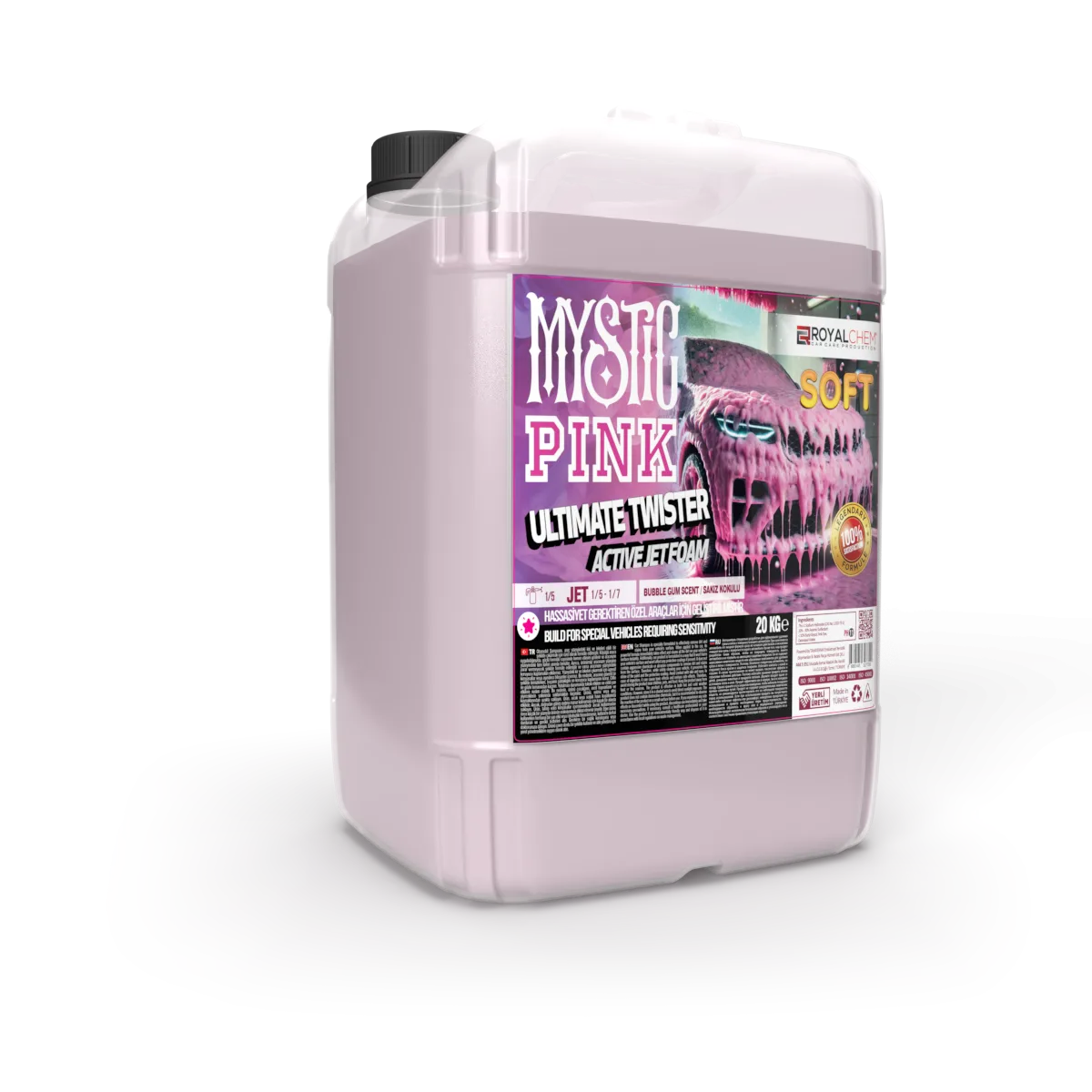 ROYALCHEM Mystic Pink Soft Köpük 20 KG Pembe Köpük